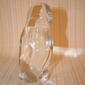 Baccarat Crystal Owl Figurine
