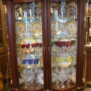 Massive Mahogany Fancy Display Cabinet,  Attributed to R J Horner