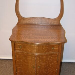 The Best!   Quartersawn Oak Washstand/ Half Commode   SOLD