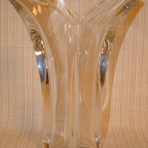 Baccarat Tall Split Rim Crystal Vase