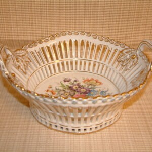 Royal Berlin KPM Reticulated Oval Basket