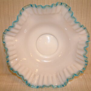 Fenton Aqua Crest Centerpiece Bowl SALE