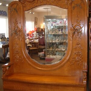 Massive Quartersawn Oak Griffin Hallbench