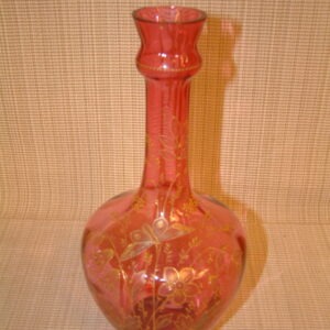 Cranberry Bohemian Vase