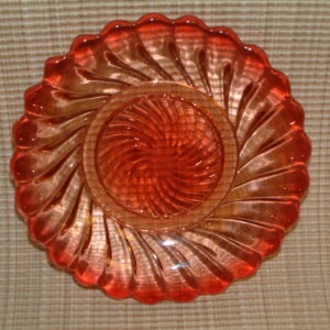 Baccarat Rose Tiente Small Bambous Swirl Dish   ON SALE