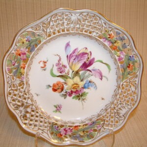 Dresden Carl Thieme Reticulated Plate