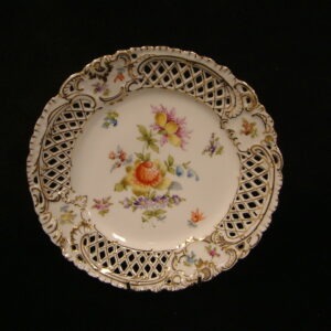 Dresden AL Reticulated Edge Plate  SOLD