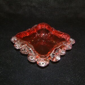 Cranberry Victorian Finger Bowl  SOLD