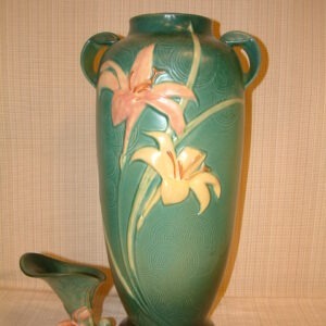 Roseville Zephyr Lily 18" Floor  Vase   SOLD