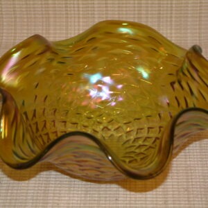 Bohemian Art Glass Bowl