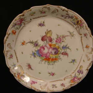 Dresden Crown H Large Round Platter