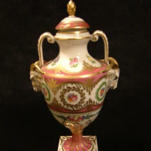 Dresden Carl Thieme Miniature Lidded Urn