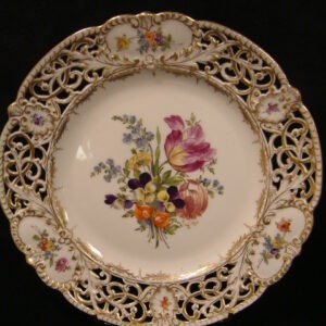 Dresden Franziska Hirsch Reticulated Plate  SOLD