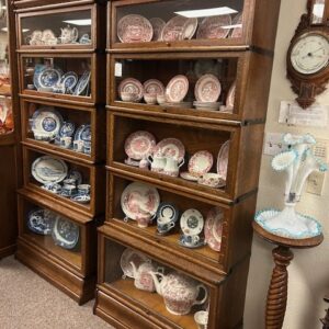 Globe Wernicke PAIR  Rare Matching Stepback 5 Stack Bookcases