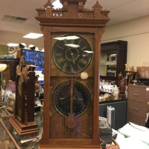 Fashion Clock Ithaca Calendar Clock   SOLD