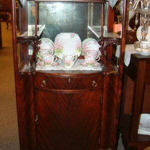 Mahogany Griffin Hooded Music Cabinet
