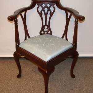 Walnut Chippendale Corner Chair
