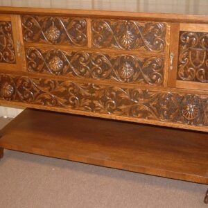 Fancy Carved Buffet Flint Horner SOLD