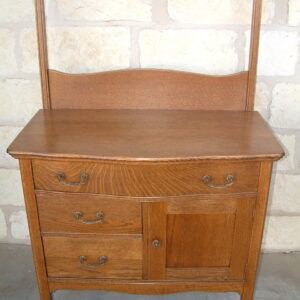 Heavy Quartersawn Oak Washstand
