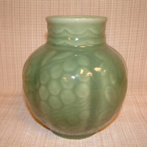 Rookwood High Glaze Green  Squat Vase 1945  SOLD