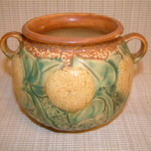 Roseville Sunflower Small Handled  Pot  SOLD!
