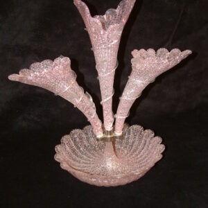 Venetian Overshot Glass Epergne